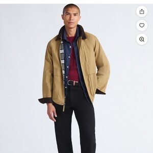 Free Assembly Utility Barn Jacket | Plaid Lined | Size XL